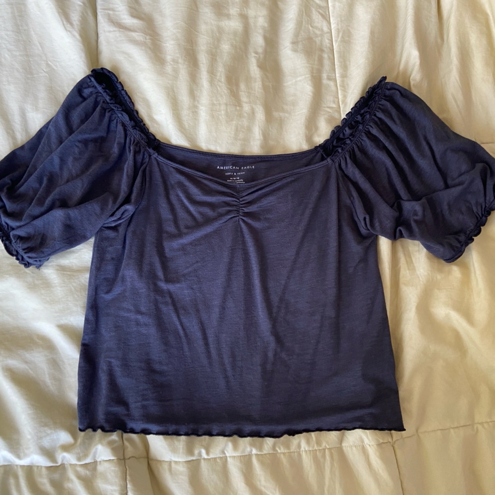 American Eagle Puff-Sleeve Top